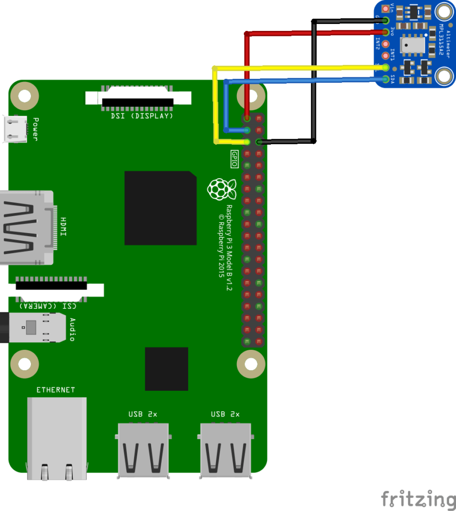 Raspberry PI and MPL3115A2 pressure sensor - Pi bits